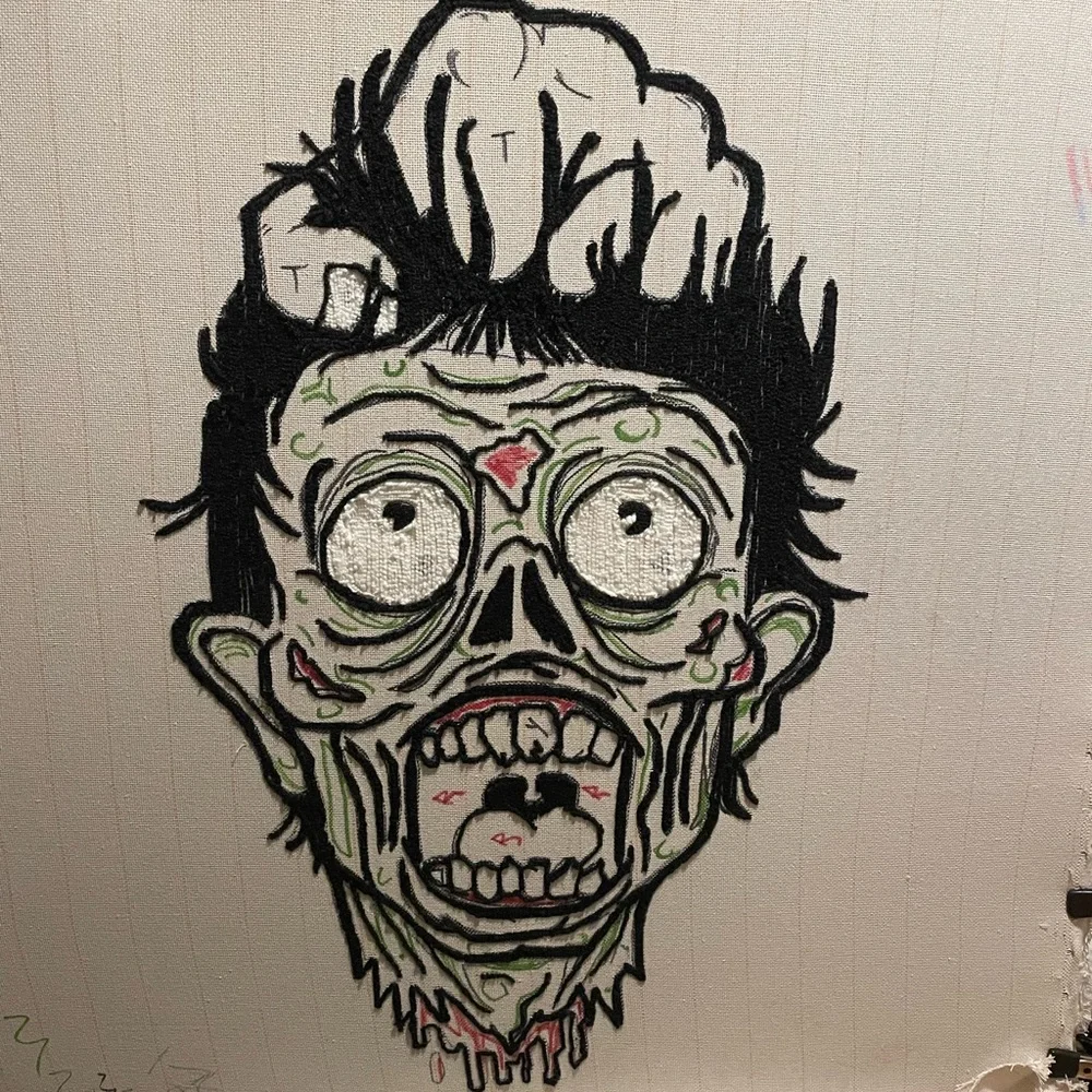 Handmade Zombie Rug - Picture 3 of 6